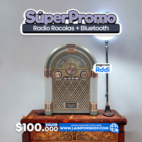 RADIO ROCOLA #2 CON BLUETOOTH