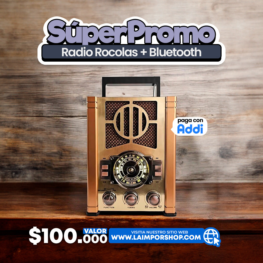 RADIO ROCOLA #3 CON BLUETOOTH