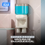 DISPENSADOR DE ENJUAGUE BUCAL RECARGABLE