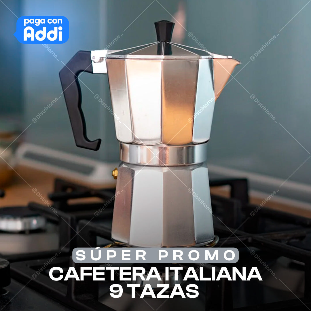 Cafetera Italiana 9 tazas