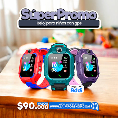 RELOJ PARA NIÑOS CON GPS