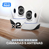 COMBO X2 DE CAMARA 3 ANTENAS WIFI